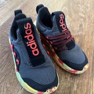 Adidas Kids Gray and Red Shoes
